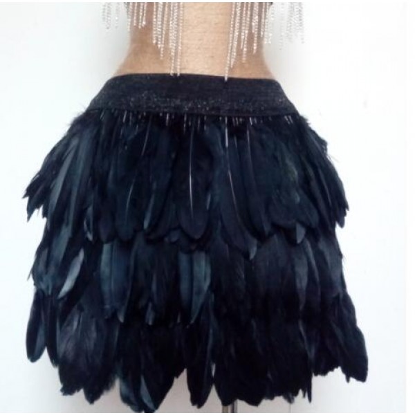 Feather skirt cos outlet